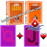 Tarjetas marcadas con tinta invisible Modiano Texas Holdem