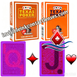 Invisible Ink Modiano Texas Holdem Marked Cards