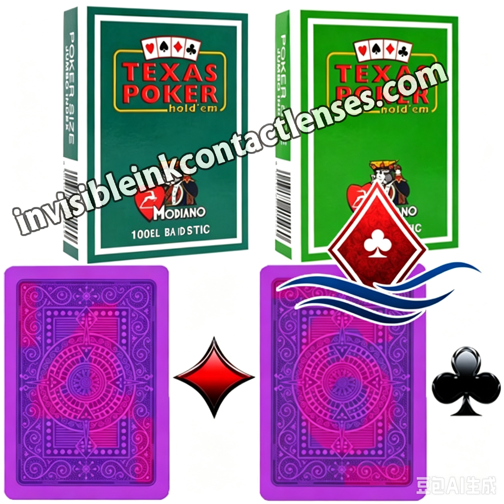 Tarjetas marcadas con tinta invisible Modiano Texas Holdem