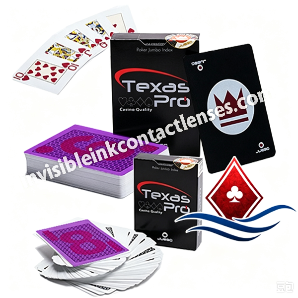 100% Plastic JUEGO Texas Pro Marked Playing Cards